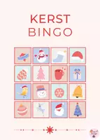 Voorbeeld - Kerst bingo - Voorblad