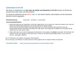 Vorschau - Spiele - Zahlen und Zahlwörter lesen im ZR 100 - Seite 3