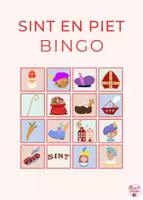 Voorbeeld - Sint en piet bingo - Voorblad