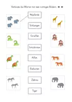 Vorschau - Arbeitsblätter - DaZ/DaF: Wortschatz Tiere im Zoo - Seite 2