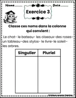 Aperçu - Feuilles d'exercices - French grammar exercises Worksheet - Page 2