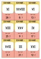 Vorschau - Spiele - Römische Zahlen 1 bis 100 - Ich habe... Wer hat...? Spiel Mathe - Seite 3
