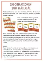 Vorschau - Spiele - Römische Zahlen 1 bis 1000 - Ich habe... Wer hat...? Spiel Mathe - Seite 1