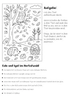 Vorschau - Arbeitsblätter - Lesen und Malen Herbst - Lesetraining Klasse 1, Klasse 2, Klasse 3, Klasse 4, DaZ - Seite 2