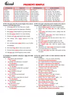 Aperçu - Feuilles d'exercices - PRESENT SIMPLE TENSE – Worksheet - Page 2