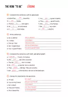 Vorschau - Arbeitsblätter - The Verb to be - Übungen + Lösung - Seite 3