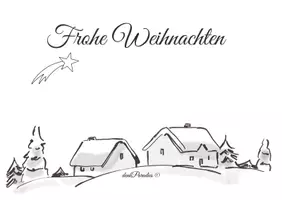 Vorschau - Arbeitsblätter - 🎄Weihnachtskarten zum Ausmalen, Schreiben & Verschenken – kreative Druckvorlagen für Kinder - Seite 1