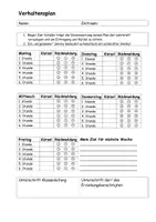 Vorschau - Fördermaterial/Inklusion - Verhaltensplan Word Vorlage - Seite 2
