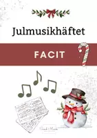 förhandsvisning - Facit till julmusikhäftet - försättsblad