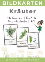 Vorschau - Stationenlernen - Wachsendes Bildkarten-Bundle – Über 300 Wortschatzkarten für DaZ & Grundschule (A1–A2) - Seite 1