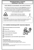 Vorschau - Arbeitsblätter - Sicherheitsunterweisung - Physik - Seite 1