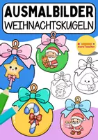 Vorschau - Mal- und Bastelvorlagen - 26 Weihnachtskugeln zum ausmalen – kreative Malvorlagen für Kinder | Weihnachten, Kunst & Basteln - Deckblatt
