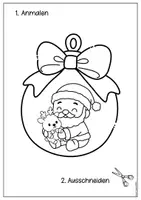 Vorschau - Mal- und Bastelvorlagen - 26 Weihnachtskugeln zum ausmalen – kreative Malvorlagen für Kinder | Weihnachten, Kunst & Basteln - Seite 3