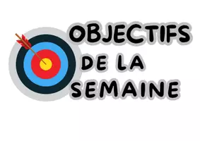 Aperçu - Affichage - Affichage des objectifs de la semaine - Page 1