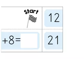 Vorschau - Spiele - Ergänzen zum nächsten Zehner (Einführung und Tafeldomino) - Seite 1