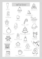 Vorschau - Arbeitsblätter - Winter Wortschatzpaket: Flashcards, Arbeitsblätter, Poster - Seite 3