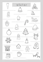 Vorschau - Arbeitsblätter - Winter Wortschatzpaket: Flashcards, Arbeitsblätter, Poster - Seite 2