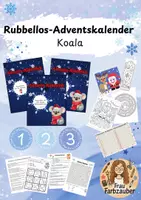 Vorschau - Anderer Materialtyp - Rubbellos Adventskalender Koala / Koalaklasse - Deckblatt