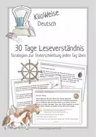 Vorschau - Arbeitsblätter - 30 Tage Leseverständnis - Strategien zur Texterschließung üben - Deckblatt