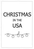 Vorschau - Arbeitsblätter - Christmas in the USA - Gruppenpuzzle - Deckblatt