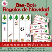 Vista previa - Juegos / Gamificación - Bee-Bot ® Lleva los regalos al árbol de Navidad. - Portada