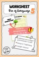 Vorschau - Arbeitsblätter - Use of language (5) - Grammar Übung (Realschulabschlussprüfung) - Deckblatt