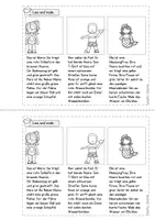 anteprima - Esercizi - Deutsch/DaZ - Sommer - A5 Heft Lesen und Schreiben, Sprachförderung, Kl. 2/3 (Esercizi: "Estate") - Pagina 3