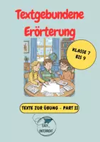 Vorschau - Arbeitsblätter - Textgebundene Erörterung Übungsmaterial mit aktuellen Texten, Klasse 7–9 - Deckblatt