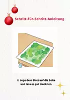 Vorschau - Mal- und Bastelvorlagen - Weihnachtskarte basteln, Klasse 1-2 mit Anleitung - Seite 3
