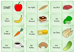 Vorschau - Spiele - Nahrungsmittel Domino - Seite 1