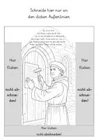 Vorschau - Mal- und Bastelvorlagen - Basteln: Martin Luther an der Schlosskirche: 95 Thesen - Seite 3