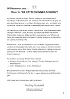 Vorschau - Arbeitsblätter - PLATTDEUTSCH - De Kattenkinner-School - Zahlen 1 bis 7 - Seite 1