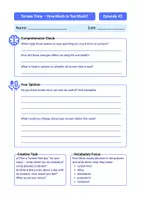 Vorschau - Arbeitsblätter - Listening Comprehension: Screen Time – How Much Is Too Much? - Seite 2