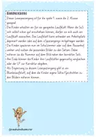 Vorschau - Arbeitsblätter - Lesespaziergang - Winter - mehrfach differenziert - Seite 1