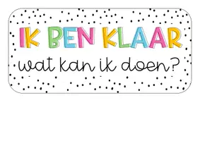 Voorbeeld - Klaartaken - Voorblad