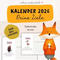 Vorschau - Anderer Materialtyp - Kalender 2026 zum Ausdrucken von Wilma Wochenwurm - Deckblatt