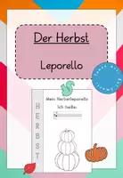 Vorschau - Arbeitsblätter - Der Herbst - Leporello für Klasse 1 - Deckblatt