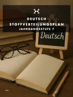 Vorschau - Lehrpläne/Lehrermaterial - Stoffverteilungsplan Deutsch Jgst. 7 Realschule V2 (Baden-Württemberg) - Deckblatt