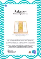 Voorbeeld - Juf Larissa - Rekkerspel Getallenreeks - Voorblad