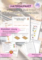 Vorschau - Unterrichtsreihen - Technik Werkstück - Technikordner aus Holz - Deckblatt