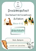 Vorschau - Arbeitsblätter - Dreikönigsfest - das Fest der heiligen drei Könige - Deckblatt