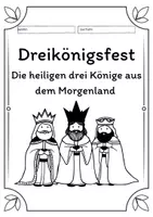 Vorschau - Arbeitsblätter - Dreikönigsfest - das Fest der heiligen drei Könige - Seite 1