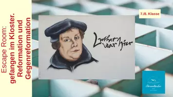Vorschau - Arbeitsblätter - Escape Room Reformation Klasse 8 - Deckblatt