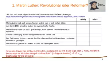 Vorschau - Arbeitsblätter - Escape Room Reformation Klasse 8 - Seite 3