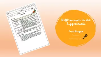 Vorschau - Arbeitsblätter - Willkommen in der Suppenküche - Lauchsuppe - Deckblatt