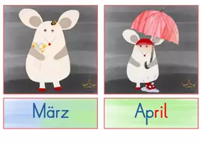 Vorschau - Poster - Mausklasse Maus-Monatskarten Geburtstagskalender🐭 - Seite 3
