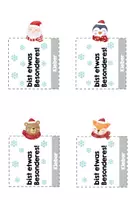 Vorschau - Mal- und Bastelvorlagen - Weihnachten – Schokogruß | 10 verschiedene Vorlagen für Duplo-Schokolade - Seite 2