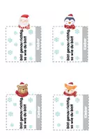 Vorschau - Mal- und Bastelvorlagen - Weihnachten – Schokogruß | 10 verschiedene Vorlagen für Duplo-Schokolade - Seite 3