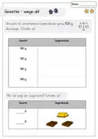 Vorschau - Stationenlernen - Gewichte - genau abwiegen - inkl. Plakat - Seite 3