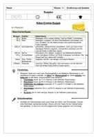 Vorschau - Arbeitsblätter - Willkommen in der Suppenküche - Käse-Creme-Suppe - Seite 1